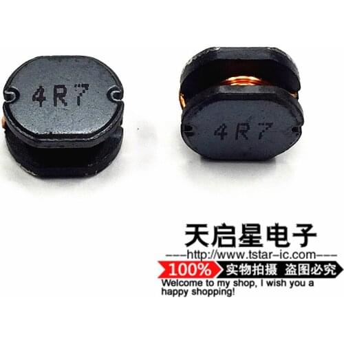 50pcs/SMD Power inductor CD43 CD54 4.7UH Printing:4R7 4.5*4*3.2mm/5.8*5.2*4.5mm CD43=4.5X4X3.2mm/CD54=5.8X5.2X4.5mm