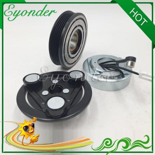 AC A/C Air Conditioner Compressor Magnetic Electromagnetic Clutch Pulley for Mazda 3 Mazda 5 2.0 AT C236-61-L30 C236-61-L30A