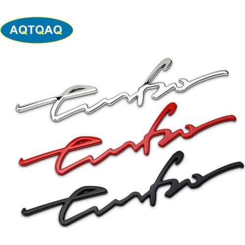1Pcs 3D Metal Sport Premium Car Side Rear Trunk Emblem Badge for JEEP BMW Dodge Chrysler Toyota Nissan Kia H