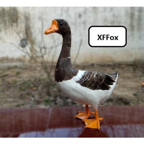 Big simulation duck model foam&furs real life duck bird model gift about 38x25x14cm xf2196