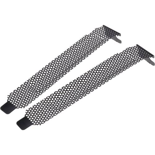 5PCS Ventilation Deflector PCI Slot Cover Frame Chassis Bits Block Cooling Fan Dust Filter Ventilation PC Computer Case QXNF