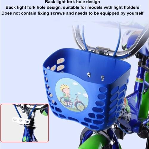 Children Bicycle Basket Scooter Childrens Bicycles Front Item Storage Baskets Bike Shopping Accessories For Most Kids Bikes