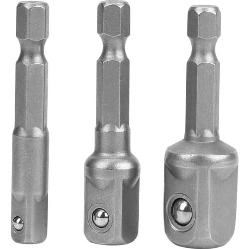 DIYWORK Electric Screwdriver 1/4 Hexagonal Shank Square Head Socket Sleeve Connecting Rod Electric Screwdriver Extension Bar