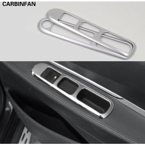 For Peugeot 3008 2012 2013 2014 2015 Car Door Window Lifter Switch Panel Decorative Frame Cover Trim Sticker Accessories C1992
