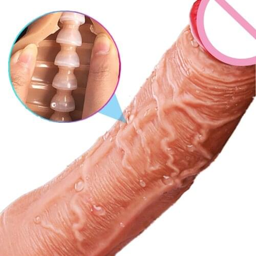 Super Skin Feeling Realistic Dildo with Keel Real Soft Suction Cup Penis Dick Dong for Women Masturbator G Spot Adult Sex Toys