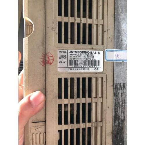 JNTMBGBB0005AZ-U- 5.5KW inverter Good appearance 90% new ,90 days warranty , in stock free shipping