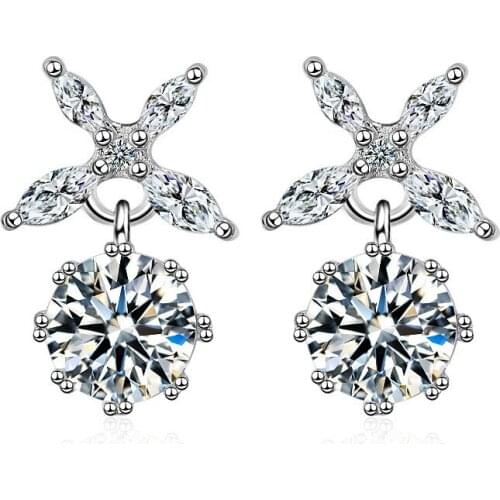 Round 925 Sterling Silver With Four Corners Foliage Rustic Crystal AAA High Quality Summer Sale Beach Ocean Party