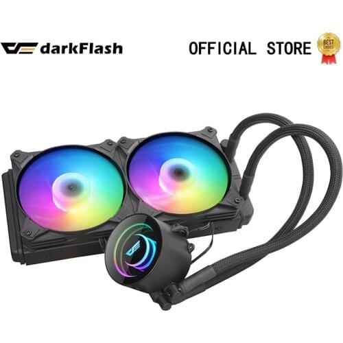 Darkflash DX Water Cooling CPU Cooler ARGB sync Computer Water Cooler Heatsink CPU Cooling Radiator LGA 2066/1151/2011/AM3+/AM4