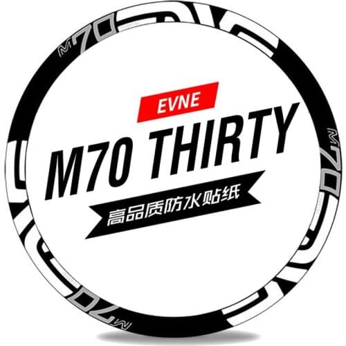M70 THIRTY 26er 27.5er 29er Mountain bicycle sticker MTB wheels decal