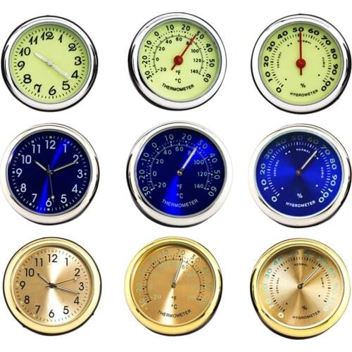 Yolu Car Clock Luminous Mini Automobiles Digital Watch Quartz Clocks Stick-on Auto Ornament Car Accessories for Cars SUV MPV