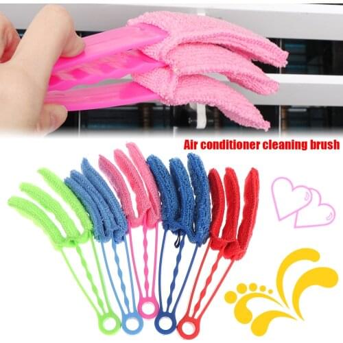 New Microfiber Removable Washable Cleaning Brush Clip Household Duster Window Leaves Blinds Tool Kitchen Office