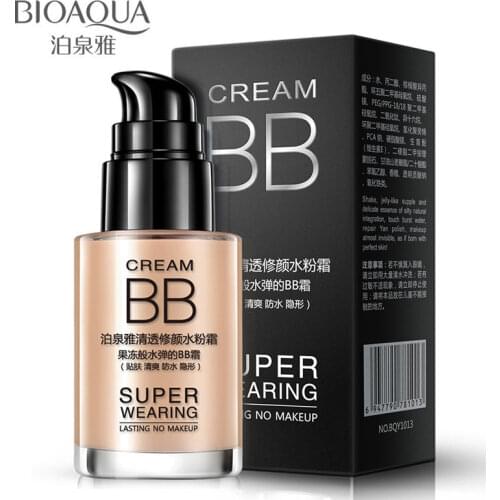 BIOAQUA Whitening Liquid Foundation Skin Care Long Lasting Moisturizing Oil Control Face Concealer Fashion Nude Facial Makeup