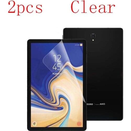 Transparent Screen Protector For Samsung Tab A2 10.5" T595 T590 2018/S3 9.7" T820 T825 /S4 10.5" T830 2018/Tab E 9.6" T560 ,2PCS
