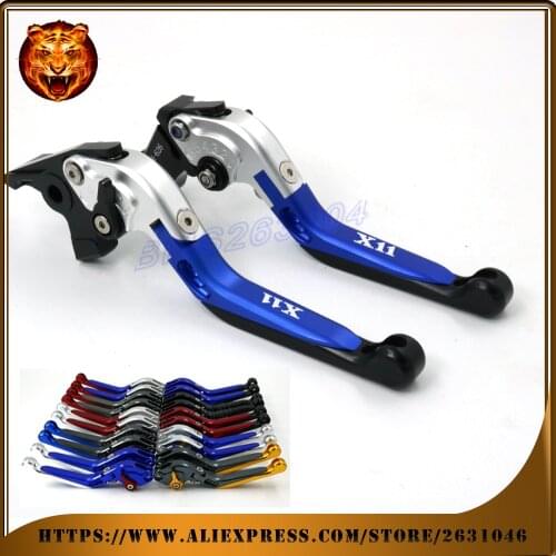 Adjustable Folding Extendable Brake Clutch Lever For HONDA X11 X-11 1999 2000 2001 2002 With LOGO Racing Motorcycle