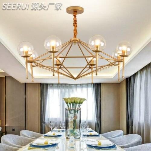 Modern led iron chandelier hanglamp hang living room lights home lighting bedroom