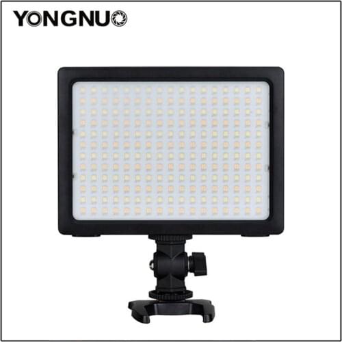 YONGNUO YN204 YN-204 PRO SMD LED Camera Video Light Adjustable 3200k 5500k Color TemperatureOn for DSLR Canon Nikon Pentax