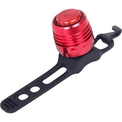 Bicycle Ruby Tail Light Road Bike Mountain Bike USB Charging Super Bright Tail Light USB Charging Gem Tail Light