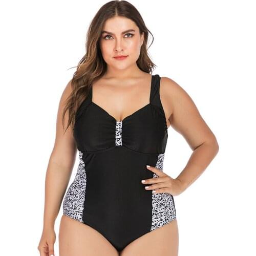 Women Plus Size Bikini Solid Color Bikini One Piece Bikini Swimsuit S-5XL 2021 New Arrival