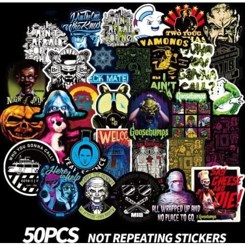 10/50Pcs/set Ghost Busters stickers For Phone Laptop Luggage Scrapbooking Graffiti Diary Label Stationery Sticker Decals
