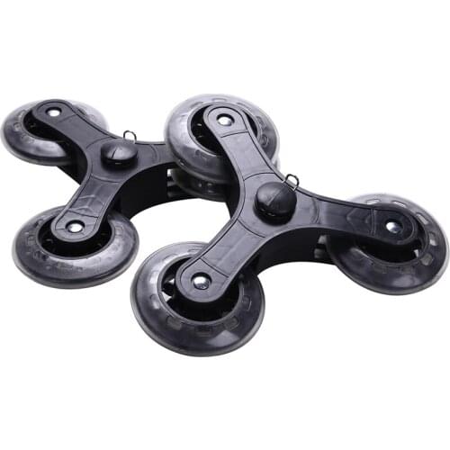 2Pcs/Set Shopping Cart Trolley Caster Luggage Suitcase Roller Replacement Wheel Pulley Sliding Roller Wheel Accessories