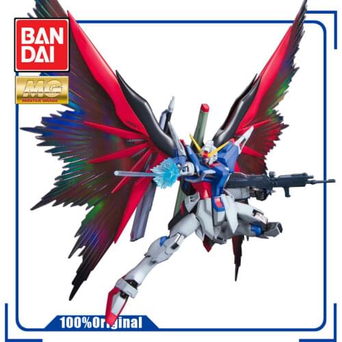 BANDAI MG 1/100 ZGMF-X42S DESTINY GUNDAM Luxury Version with Light Wing Assembling Model Action Toy Figures Childrens Gifts