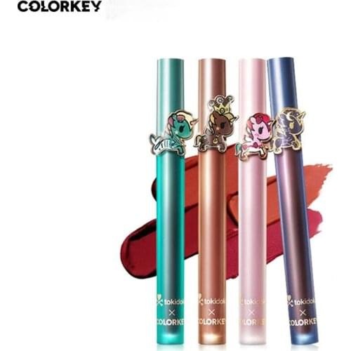 Cartoon Pattern Velvet Liquid Lipstick Lip Gloss Glaze Smoothly Moisturizing Waterproof Long-lasting 12 Hours Stay Makeup