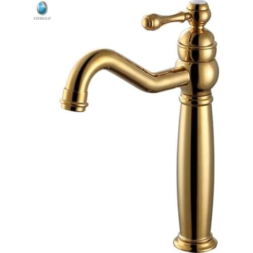 Safety product high body bathroom toilet solid copper single lever basin sink mixer tap faucet washbasin cupc faucet