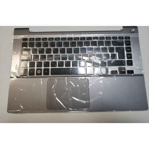 Brazil Backlit Laptop Keyboard with Touchpad Palmrest for Samsung NP700Z4A BA75-03512P BR Layout