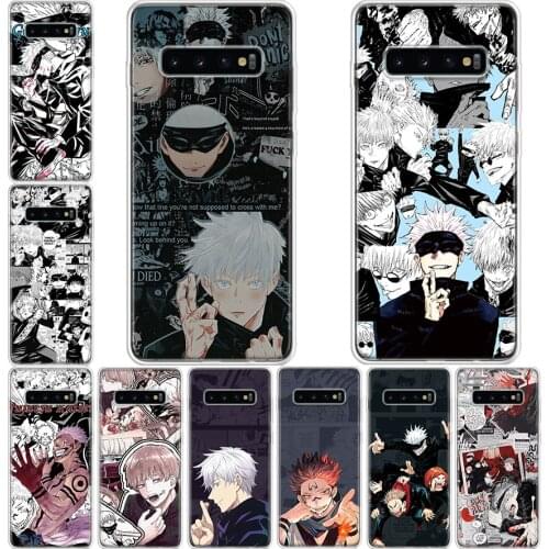Jujitsu Kaisen Animation Phone Case For Samsung Galaxy A71 A70 A51 A50 A41 A40 A30 A21 A10 A01 A90 A20S A20E A10S M30S A6 A7 A8