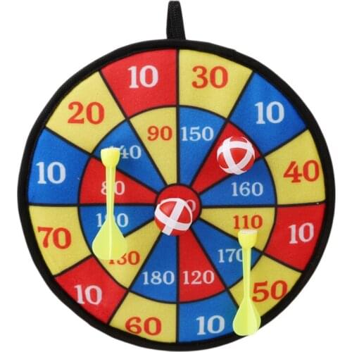 Dart Board Cloth Sticky Ball Dart Throwing Tool Game Toy Indoor Outdoor Sports Accessories Kids Toys Target Diameter: 28cm