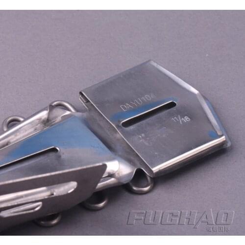 Double Wrap Folder TAPE SIZE 2"--11/16" Hemmer Used For 2 Or 3 Needle Cover Stitch Machine Folder 104 Export 1.75cm