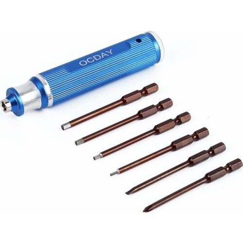 RC Tool 6-in-1 Multi-function Tool Kits Hex Flat Screwdriver Free Shop