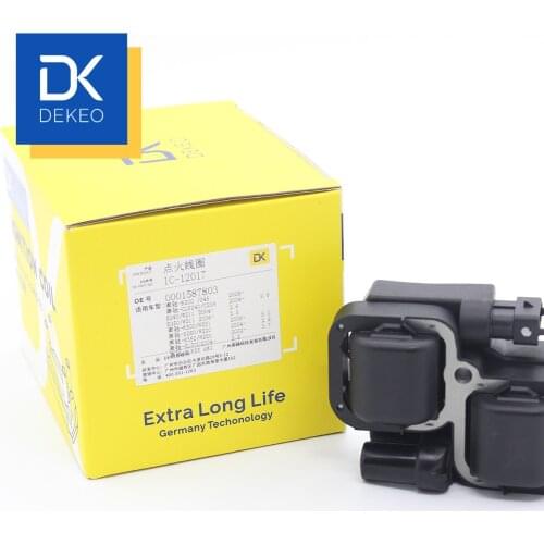 DEKEO Ignition Coils For MERCEDES-BENZ A B C CLK CLS E G M R S SLSLK SLR Viano Vito CHRYSLER Crossfire PUCH G-modell 0001587803