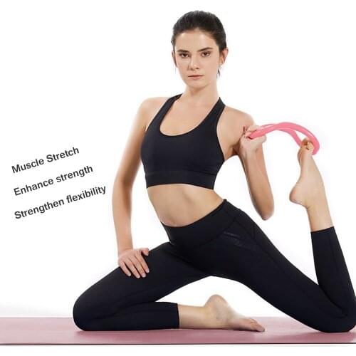 Yoga Magic Circle Gym Fitness Ring Loop Waist Shoulder Shape Pilates Bodybuilding for Home Exercise Training Accessories