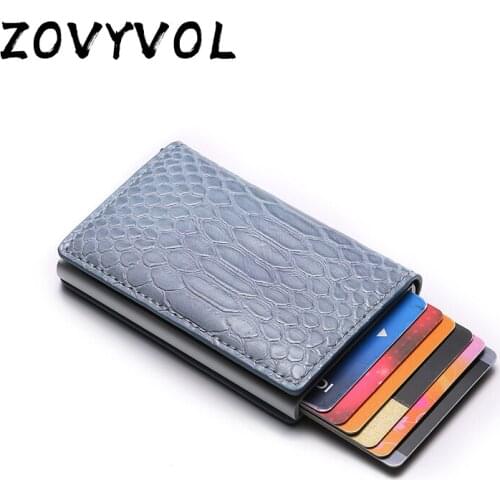 ZOVYVOL PU leather Rfid Men Wallets Money Bag Smart Mini Magic Card Wallet Male Women Rfid Blocking ID Credit Card Holders