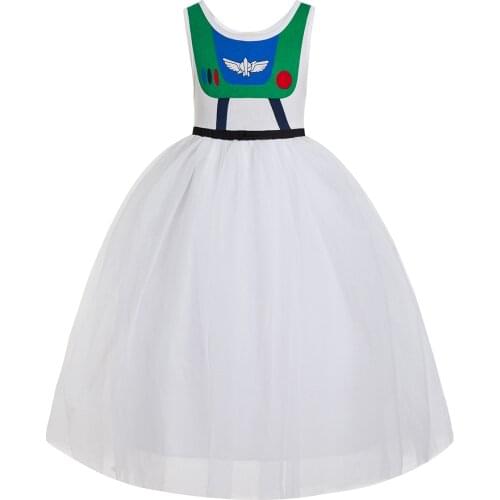 Buzz Costume lightyear tutu dress Birthday Party halloween costume,buzz and Jessie,inspired Short Sleeve Dress