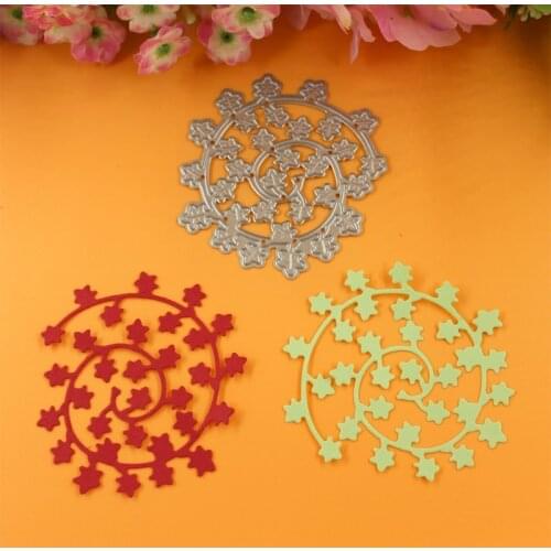 YINISE Metal Cutting Dies For Scrapbooking Stencils SNOWFLAKE DIY Cards Album Decoration Embossing Folder Die CUT CUTS Cutter