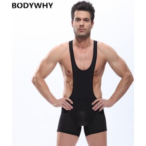 2020 Mens Underpants Sexy Males Underwear Elastic Mesh Breathable Jumpsuit Mens Panties Mens String Bikini Briefs