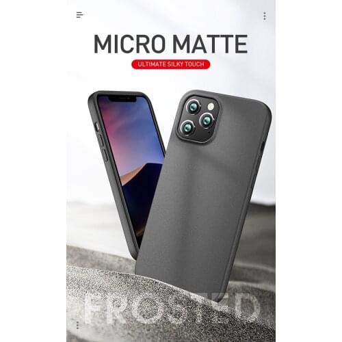 X-Level Soft TPU Silicone Case For iPhone 12 Pro Max Luxury Matte Touch Ultra Thin Back Phone Cover For iPhone 12 Mini Cases