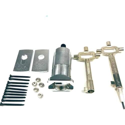 Lock Cylinder Snapper and Puller Kit, Lock Cylinder PickTool with Screws,Gaskets,Flanges,Spindle Turner 4 in 1 Removal Tool