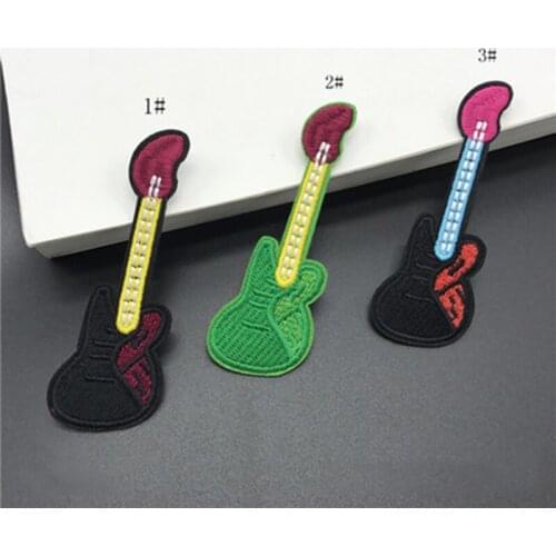 Wholesale 20pcs 3*9.5cm Embroidered Sewing On Patch Iron-On Patch Stickers For Clothes Sewing Fabric Applique Supplies YH202