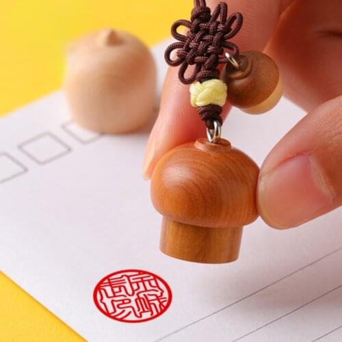 Custom Acorn Seal Calligraphy Painting Gift Seal Cute Personal Name Stamp Lovely Cartoon Printing Stamps Valentines Day Present