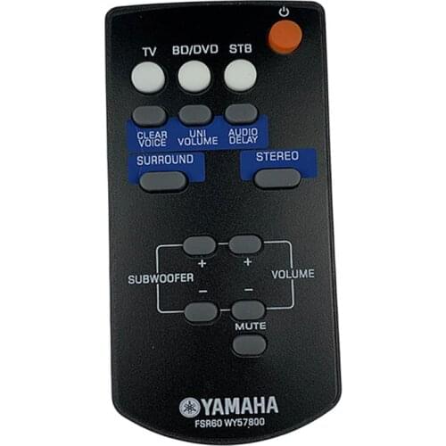 New Replaced Remote Control Fit For Yamaha FSR60 WY57800 ATS1010 Surround Sound System Soundbar