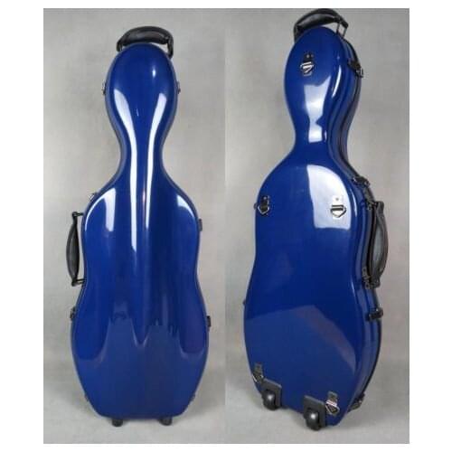 1pcs adjustable hard glass fiber blue Viola case for viola 15"-17 inch