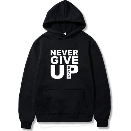 You'll Never Walk Alone Men Never Give Up Mens Hoodies Spring Autumn Male Casual Hoodies Men and women Sweatshirt Tops DGMKL178