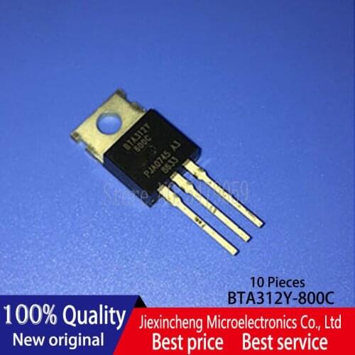 10PCS BTA312Y-800C BTA312Y BTA312Y800C 800V 12A TO220 New original