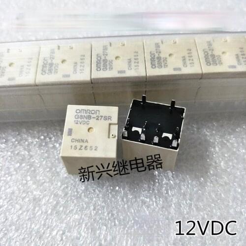 10PCS For Omron Relay G8NB-27SR 10 PIN DC 12V For vw wiper car relays