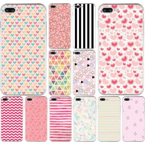 144H Stripes Princess Soft TPU Silicone Cover Case For Apple iPhone 6 6s 7 8 plus Case