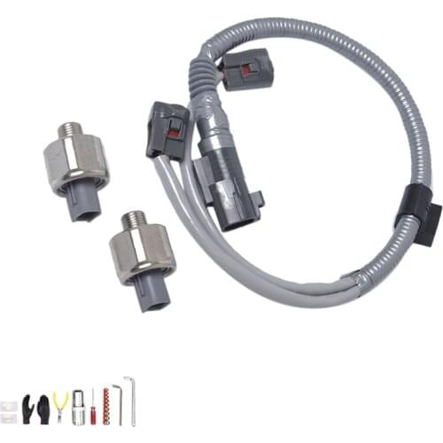 2Pcs Knock Sensors & Harness 89615-12090 for TOYOTA LEXUS Avalon Camry ES300