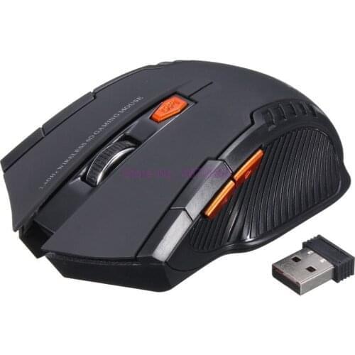 200pcs 2.4GHz Wireless Optical Mouse Gamer New Game Wireless Mice with USB Receiver Mause for PC Gaming Laptops